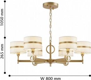 Подвесная люстра Favourite Mateo 2634-6P в Магнитогорске - magnitogorsk.mebel24.online | фото 8