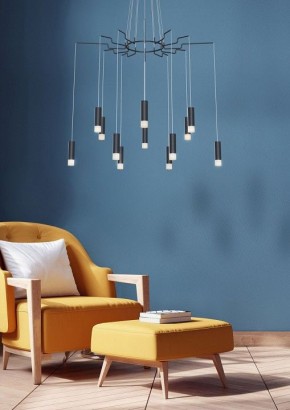 Подвесная люстра Maytoni Davida MOD035PL-12B в Магнитогорске - magnitogorsk.mebel24.online | фото 4