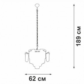 Подвесная люстра Vitaluce V58370 V58370-8/13 в Магнитогорске - magnitogorsk.mebel24.online | фото 3