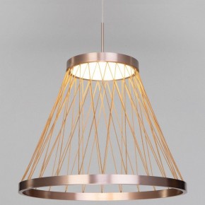 Подвесной светильник Eurosvet Cesta 40016/1 LED коричневый в Магнитогорске - magnitogorsk.mebel24.online | фото