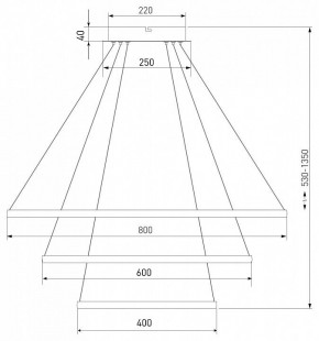 Подвесной светильник Eurosvet Collars 90264/3 белый в Магнитогорске - magnitogorsk.mebel24.online | фото 8
