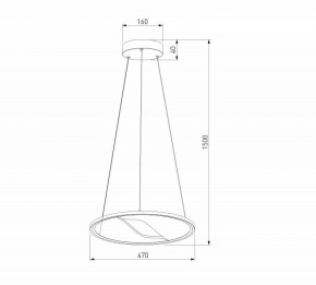 Подвесной светильник Eurosvet Occhio 40026/1 LED серый в Магнитогорске - magnitogorsk.mebel24.online | фото 5