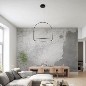 Подвесной светильник Eurosvet Over 90323/1 черный в Магнитогорске - magnitogorsk.mebel24.online | фото 4