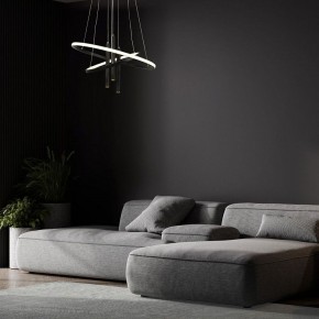 Подвесной светильник Eurosvet Stroke 90270/3 черный в Магнитогорске - magnitogorsk.mebel24.online | фото 3