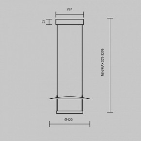 Подвесной светильник Maytoni Ambience MOD280PL-L23B3K1 в Магнитогорске - magnitogorsk.mebel24.online | фото 4