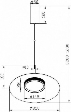 Подвесной светильник Maytoni Halo MOD041PL-L15B3K1 в Магнитогорске - magnitogorsk.mebel24.online | фото 5