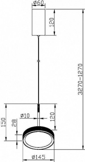 Подвесной светильник Maytoni Halo MOD041PL-L15TR3K в Магнитогорске - magnitogorsk.mebel24.online | фото 5