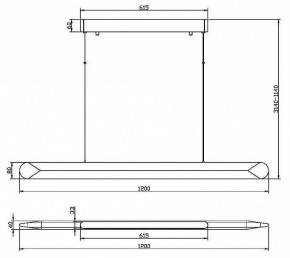 Подвесной светильник Maytoni Motion MOD276PL-L40B3K в Магнитогорске - magnitogorsk.mebel24.online | фото 3