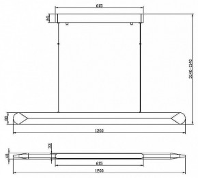 Подвесной светильник Maytoni Motion MOD276PL-L40W3K в Магнитогорске - magnitogorsk.mebel24.online | фото 4