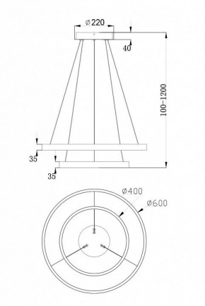 Подвесной светильник Maytoni Rim MOD058PL-L55W4K в Магнитогорске - magnitogorsk.mebel24.online | фото 7