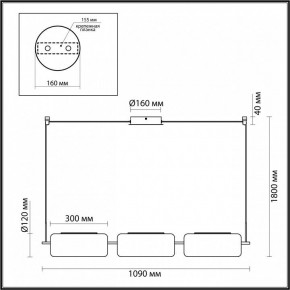 Подвесной светильник Odeon Light Kavia 5003/30L в Магнитогорске - magnitogorsk.mebel24.online | фото 4