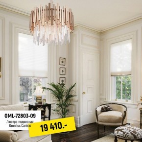 Подвесной светильник Omnilux Carisio OML-72803-09 в Магнитогорске - magnitogorsk.mebel24.online | фото 3