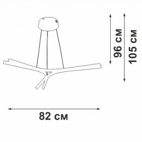Подвесной светильник Vitaluce V2708 V2708-9/3S в Магнитогорске - magnitogorsk.mebel24.online | фото 3
