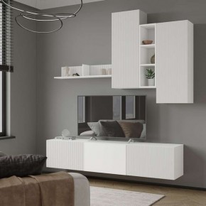 Полка навесная Сириния белый/МДФ белый снег в Магнитогорске - magnitogorsk.mebel24.online | фото 2