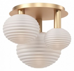 Потолочная люстра Maytoni Halo MOD268CL-03G в Магнитогорске - magnitogorsk.mebel24.online | фото