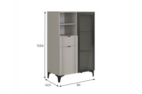 РИЧ Комод 2 со стеклом в Магнитогорске - magnitogorsk.mebel24.online | фото 2