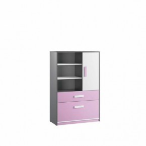 Шкаф книжный Кэнди КШ-2 Лаванда в Магнитогорске - magnitogorsk.mebel24.online | фото