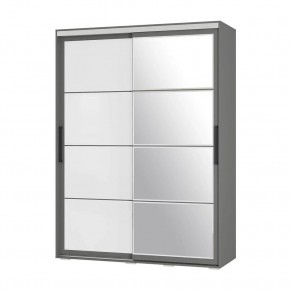 Шкаф-купе Крафт-6 1.6 м ШКК-06 (графит) в Магнитогорске - magnitogorsk.mebel24.online | фото 3