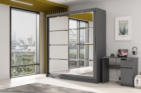 Шкаф-купе ШКП 3 МАКС (2000) Графит серый в Магнитогорске - magnitogorsk.mebel24.online | фото