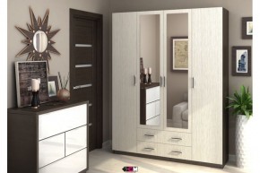 Шкаф Квадро шимо светлый/темный в Магнитогорске - magnitogorsk.mebel24.online | фото 1