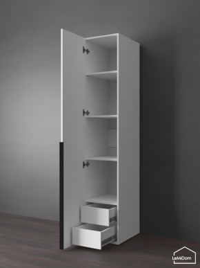 Шкаф Linnea MHR-1-3 2050х400х510 (Белый-М 11.1.2) в Магнитогорске - magnitogorsk.mebel24.online | фото 6