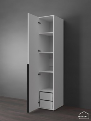 Шкаф Linnea MHR-1-4 2050х400х510 (Белый-М 11.1.1) в Магнитогорске - magnitogorsk.mebel24.online | фото 5