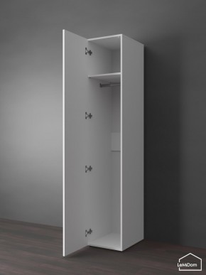 Шкаф Linnea MHR-1PO 2050х400х510 (Белый-М 11.1.1) в Магнитогорске - magnitogorsk.mebel24.online | фото 4