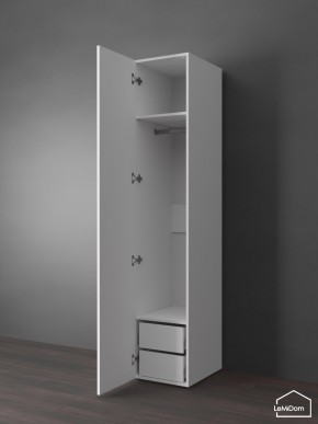 Шкаф Linnea MHR-1PO-3 2050х400х510 (Белый-М 11.1.1) в Магнитогорске - magnitogorsk.mebel24.online | фото 4