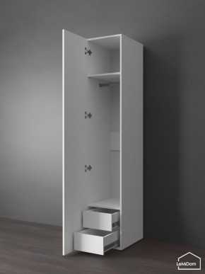 Шкаф Linnea MHR-1PO-3 2050х400х510 (Белый-М 11.1.2) в Магнитогорске - magnitogorsk.mebel24.online | фото 5