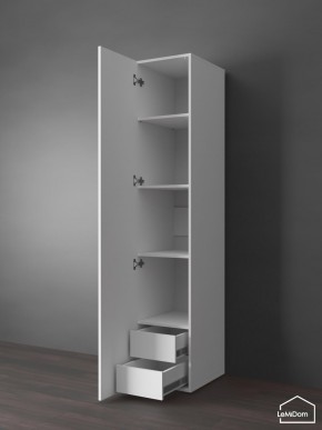 Шкаф Linnea MHR-1PO-4 2050х400х510 (Белый-М 11.1.2) в Магнитогорске - magnitogorsk.mebel24.online | фото 4