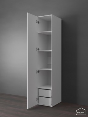 Шкаф Linnea MHR-1PO-4 2050х400х510 (Белый-М 11.1.2) в Магнитогорске - magnitogorsk.mebel24.online | фото 5