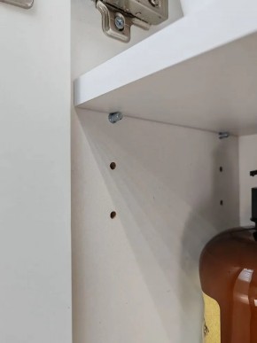 Шкаф навесной для ванной MH9-MA 300х750 (Белый-М 10.1.1) Белый глянец в Магнитогорске - magnitogorsk.mebel24.online | фото 6