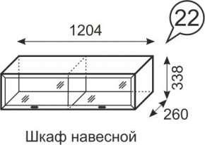 Шкаф навесной Венеция 22 бодега в Магнитогорске - magnitogorsk.mebel24.online | фото 1