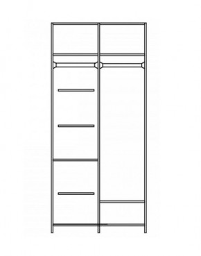 Шкаф Нинель ММ-167-01/03 в Магнитогорске - magnitogorsk.mebel24.online | фото 3