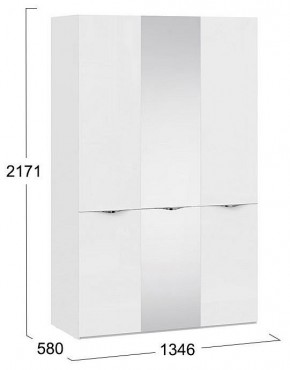 Шкаф платяной Глосс СМ-319.07.432 в Магнитогорске - magnitogorsk.mebel24.online | фото 4
