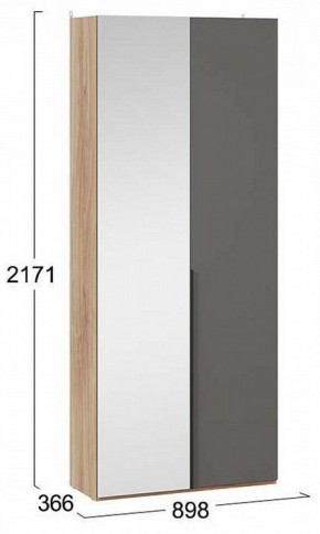 Шкаф платяной Порто СМ-393.07.225 в Магнитогорске - magnitogorsk.mebel24.online | фото 3