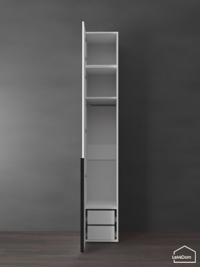 Шкаф с антресолью Linnea MHR-1A-3 2450х400х510 (Белый-М 11.1.1) в Магнитогорске - magnitogorsk.mebel24.online | фото 5