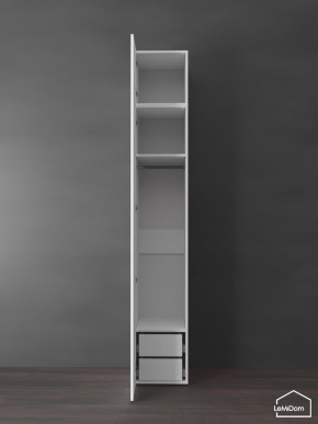 Шкаф с антресолью Linnea MHR-1POA-3 2450х400х510 (Белый-М 11.1.1) в Магнитогорске - magnitogorsk.mebel24.online | фото 5