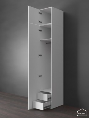 Шкаф с антресолью Linnea MHR-1POA-3 2450х400х510 (Белый-М 11.1.1) в Магнитогорске - magnitogorsk.mebel24.online | фото 6