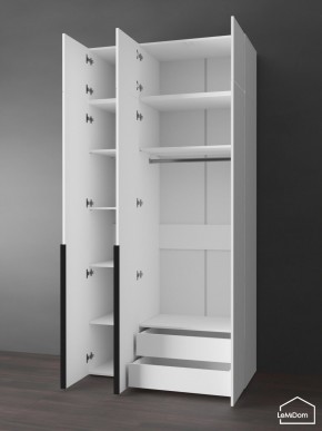 Шкаф с антресолью Linnea MHR-3A-2 2450х1200х510 (Белый-М 11.1.2) в Магнитогорске - magnitogorsk.mebel24.online | фото 5