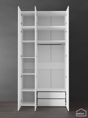 Шкаф с антресолью Linnea MHR-3POA-2 2450х1200х510 (Белый-М 11.1.1) в Магнитогорске - magnitogorsk.mebel24.online | фото 6