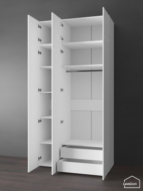 Шкаф с антресолью Linnea MHR-3POA-2 2450х1200х510 (Белый-М 11.1.2) в Магнитогорске - magnitogorsk.mebel24.online | фото 5