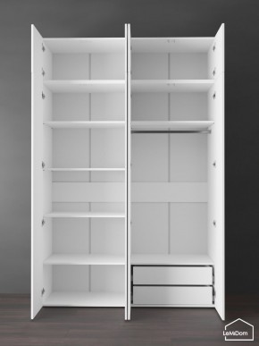 Шкаф с антресолью Linnea MHR-4POA-2 2450х1600х510 (Белый-М 11.1.2) в Магнитогорске - magnitogorsk.mebel24.online | фото 5