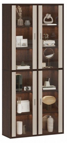 Шкаф-витрина Домино СУ(ш2в2)+4ФС в Магнитогорске - magnitogorsk.mebel24.online | фото 2