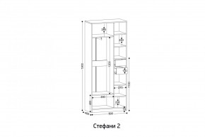 СТЕФАНИ-2 Шкаф в Магнитогорске - magnitogorsk.mebel24.online | фото 2