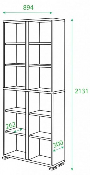 Стеллаж Домино ПУ-30-1 в Магнитогорске - magnitogorsk.mebel24.online | фото 2