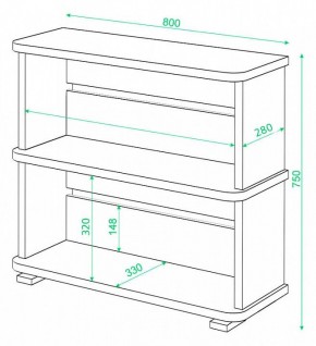 Стеллаж Домино СБ-25/2 в Магнитогорске - magnitogorsk.mebel24.online | фото 3