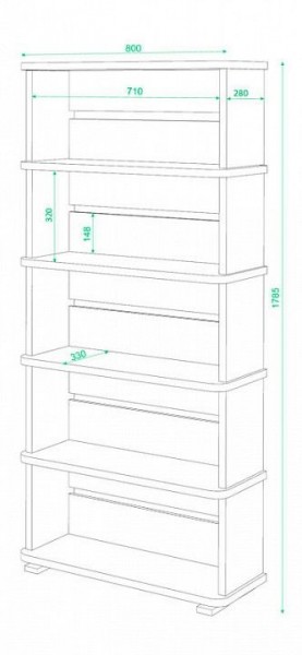 Стеллаж Домино СБ-25/5 в Магнитогорске - magnitogorsk.mebel24.online | фото 2