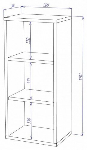 Стеллаж Домино СУ(ш1в1) в Магнитогорске - magnitogorsk.mebel24.online | фото 2