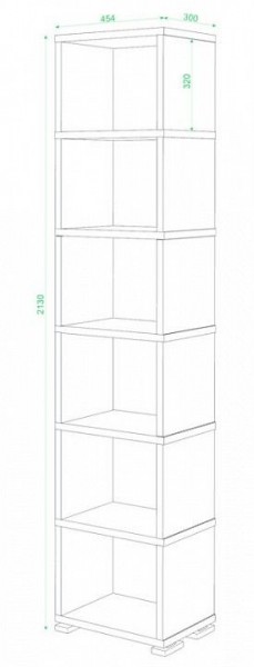 Стеллаж-колонка СБ-15/6 в Магнитогорске - magnitogorsk.mebel24.online | фото 2